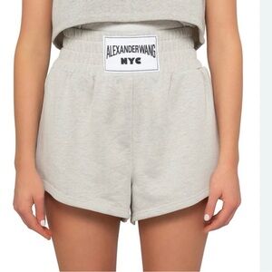 Alexander Wang Boxing Shorts Sweat Shorts Gray